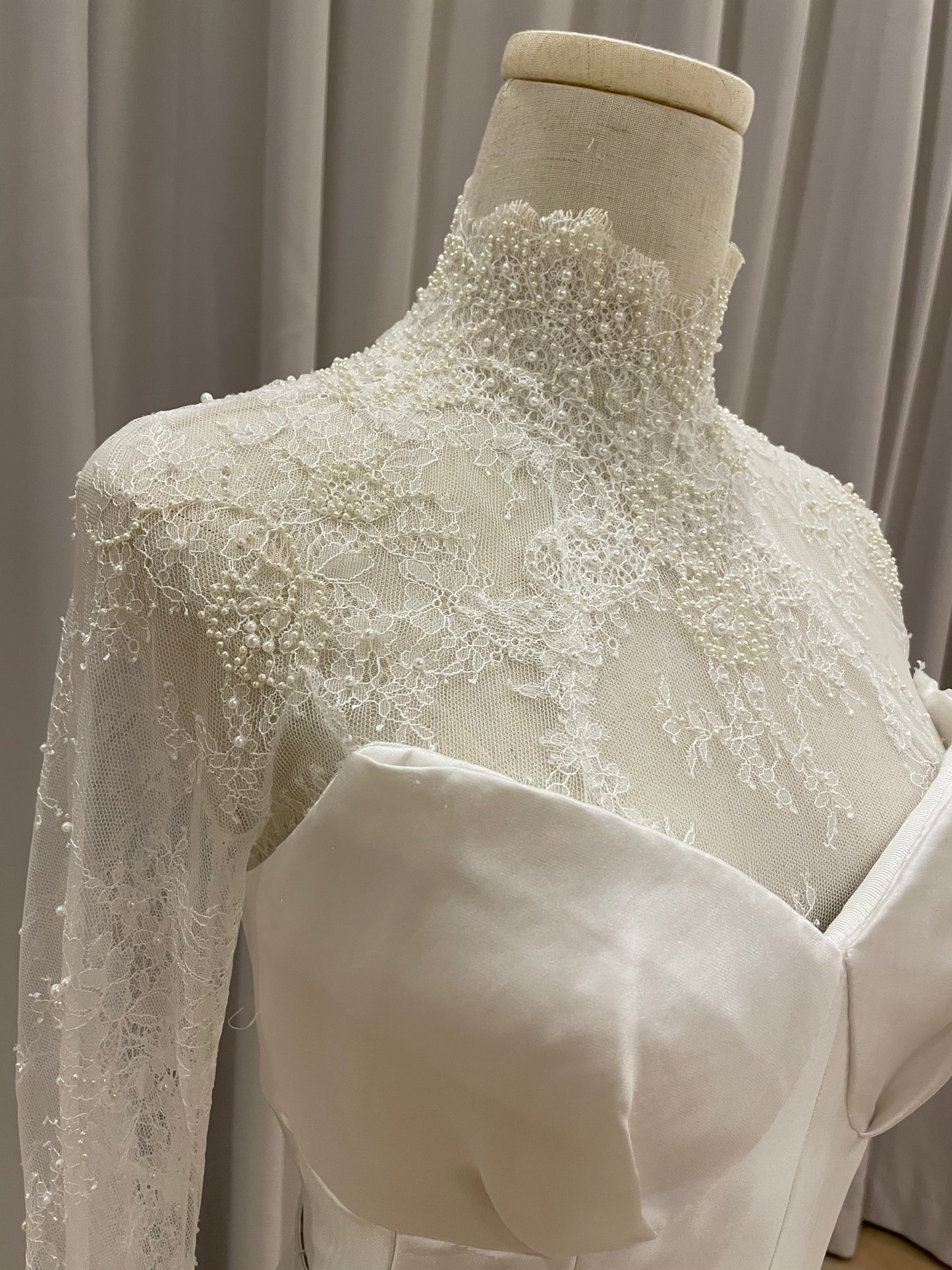 Bridal | Adrian Gan - White Long Sleeve