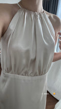 Bridesmaid | Chiffon B - Pearly White