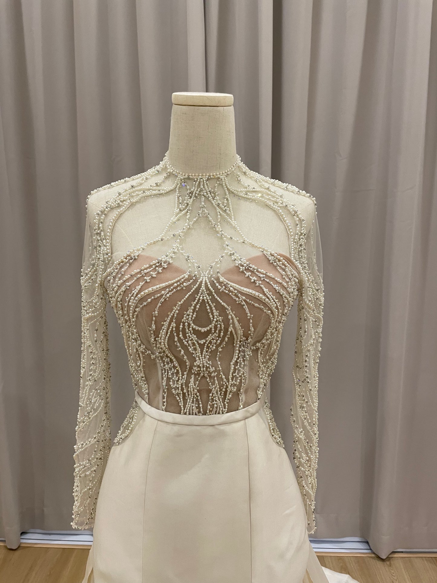 Bridal | Hian Tjen - Cut-Out Beaded Gown