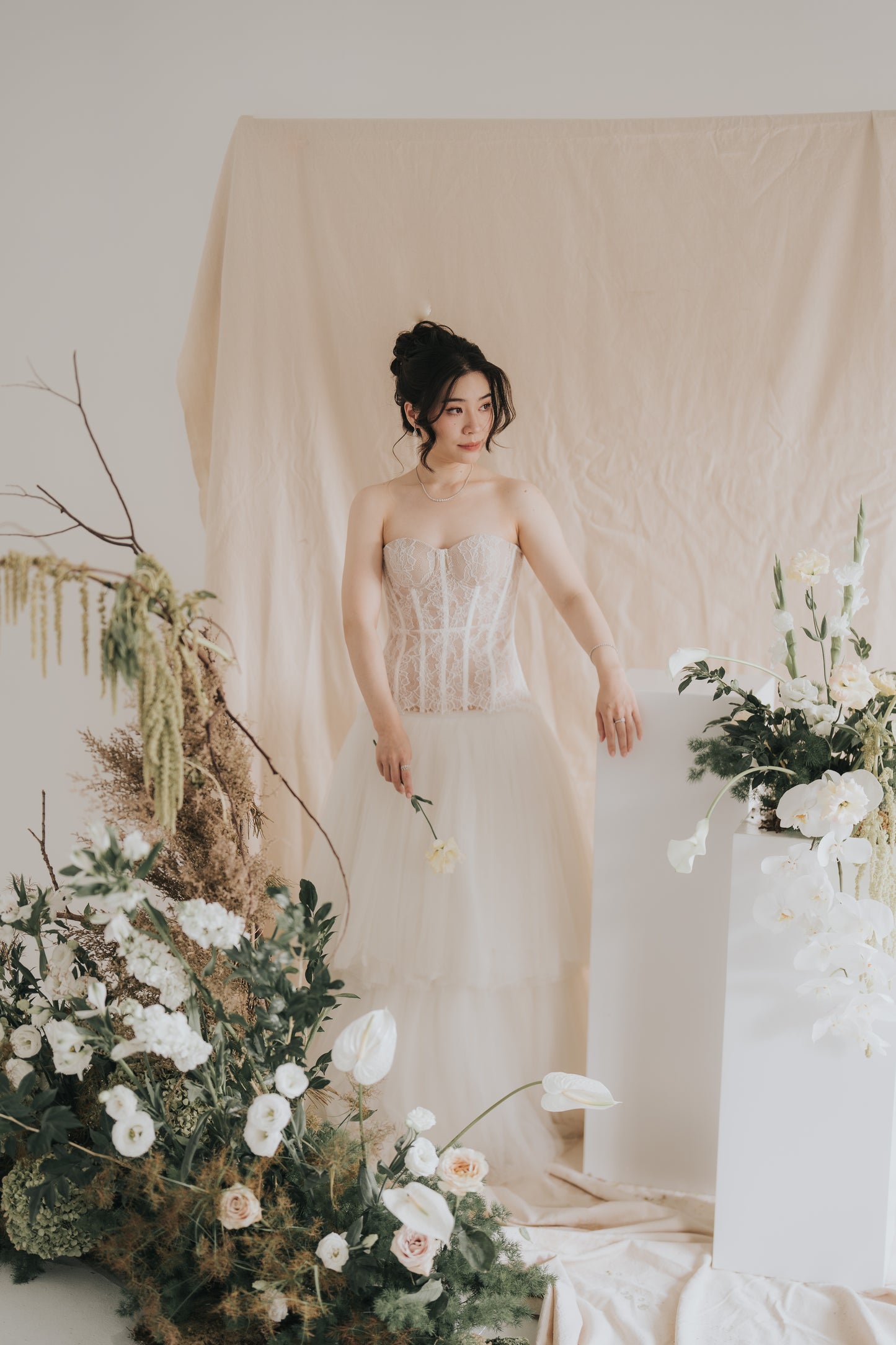 Bridal | Soecah - Ivory Beige Sweetheart