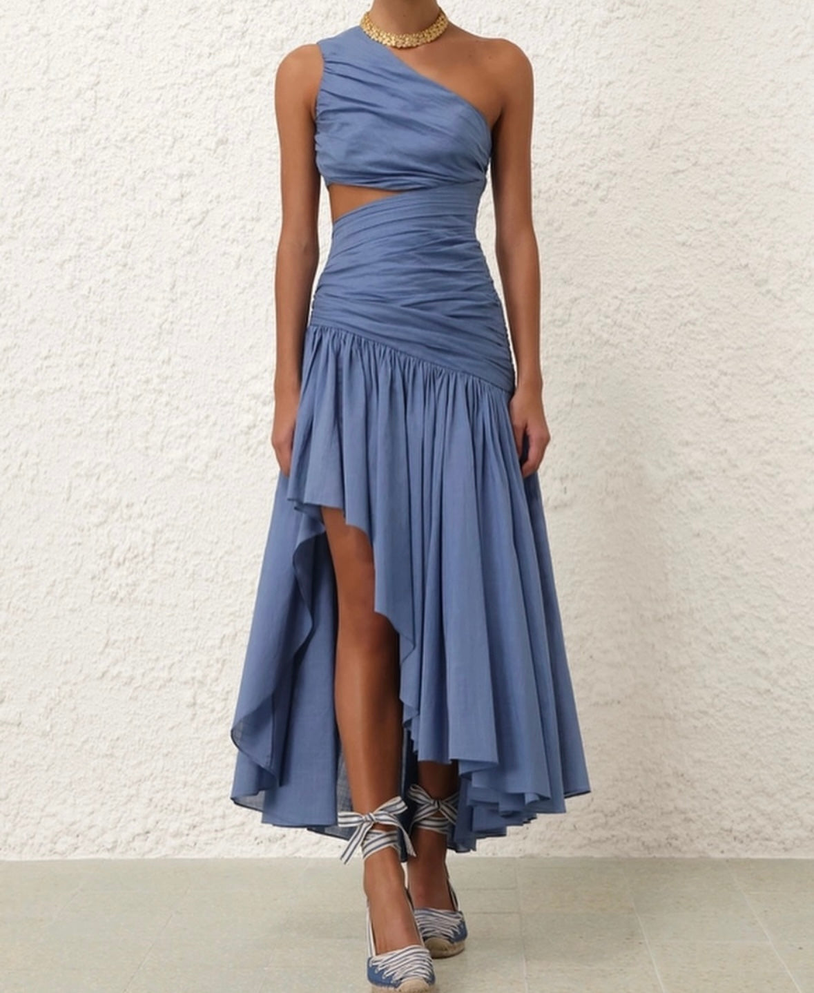 Evening | Zimmerman - Blue Asymmetric Dress