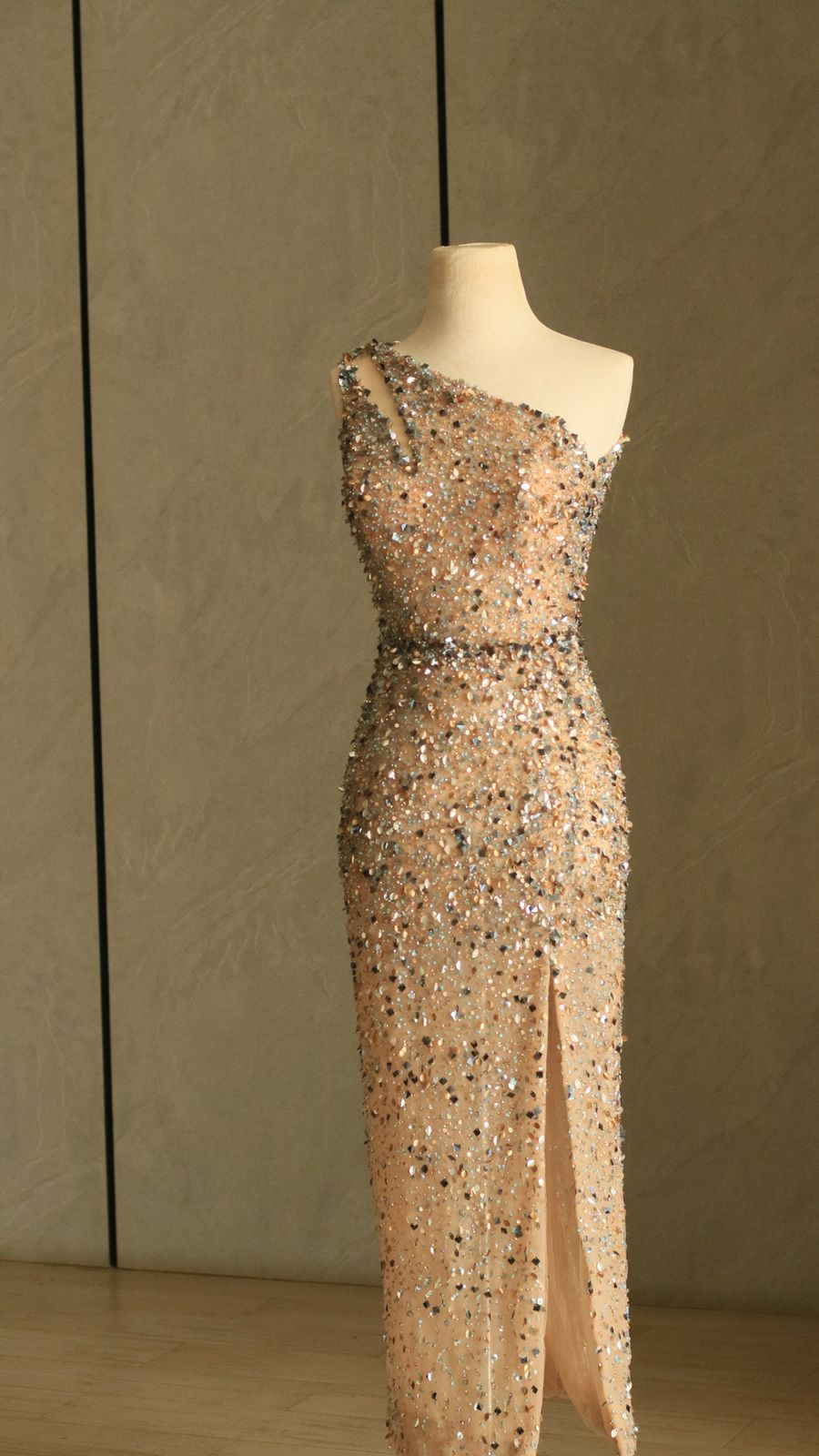 Afterparty | Evening | TMC - Gold Champagne Beaded Dress