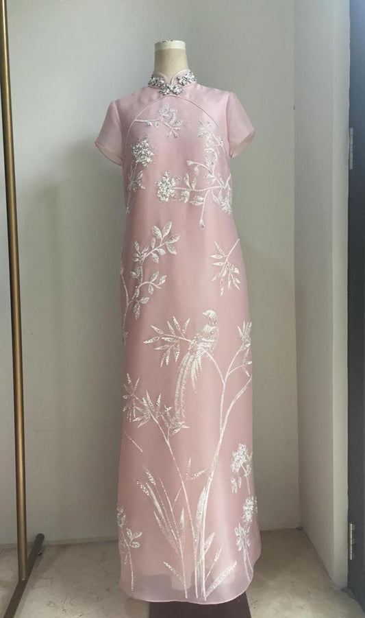 Custom | Mier - Pink Flow Oriental Dress