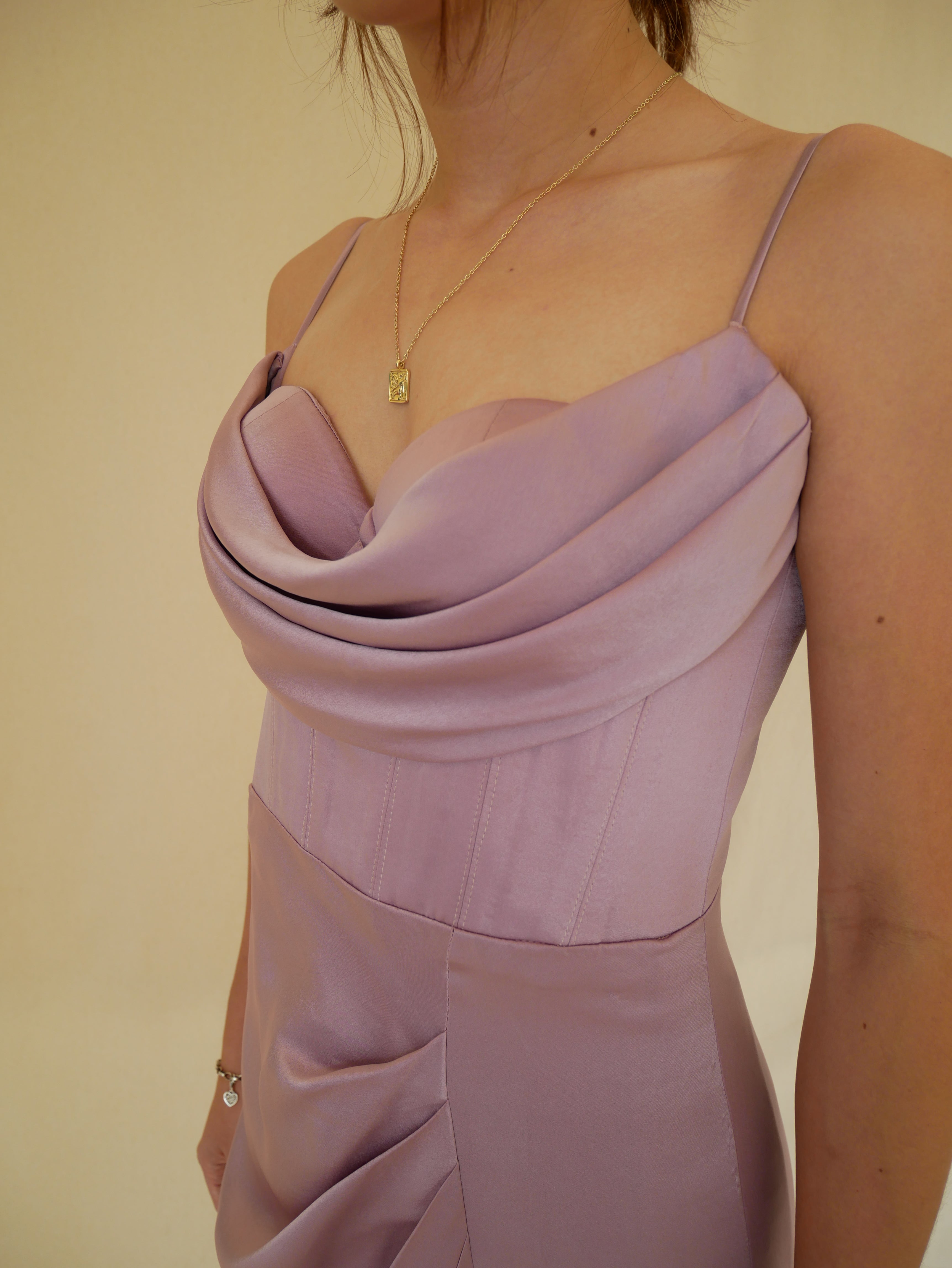 Bridesmaid | Satin C - Lilac