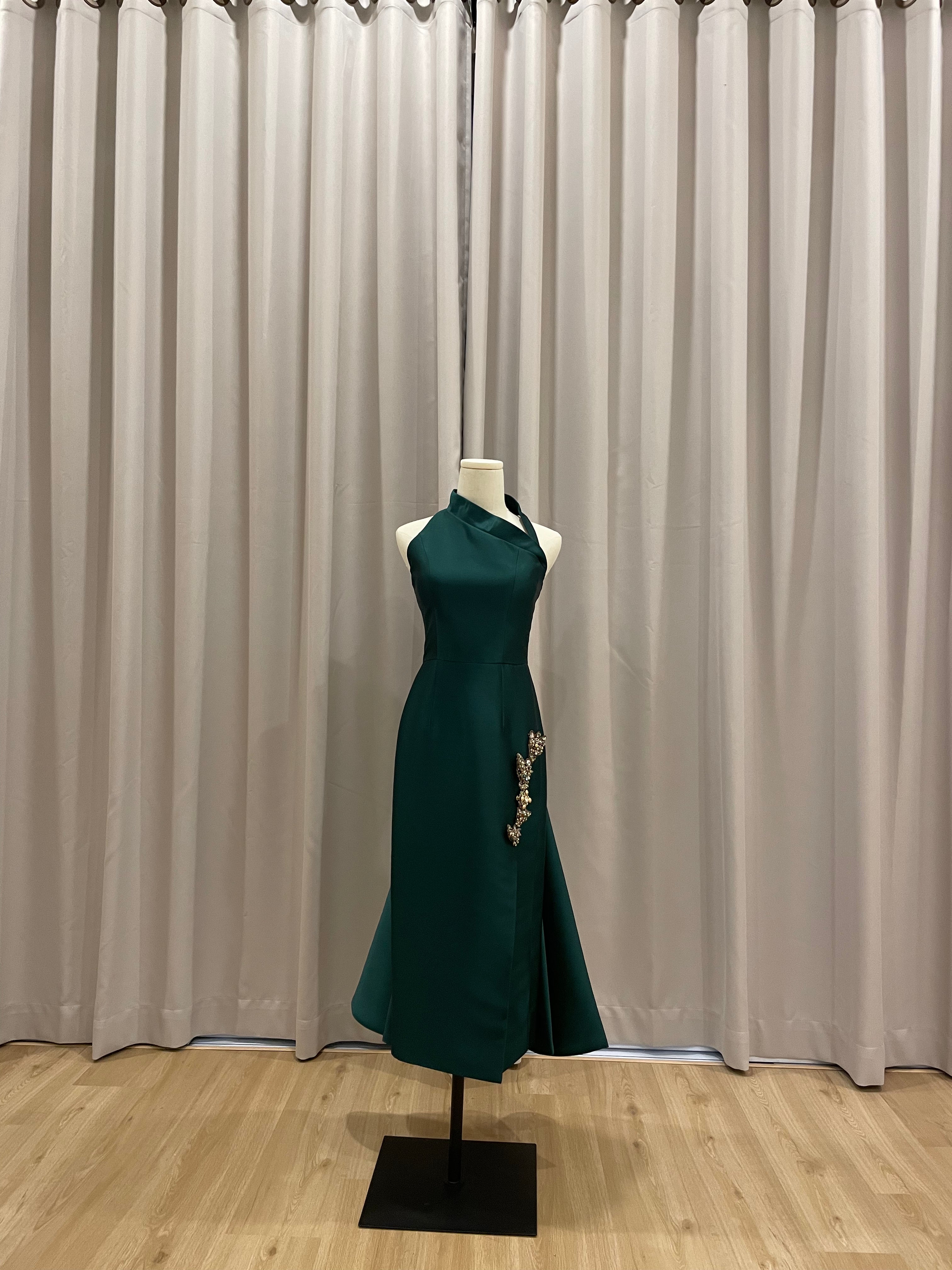 Cheongsam | Evening | Stella Lunardy - Lune Emerald Green