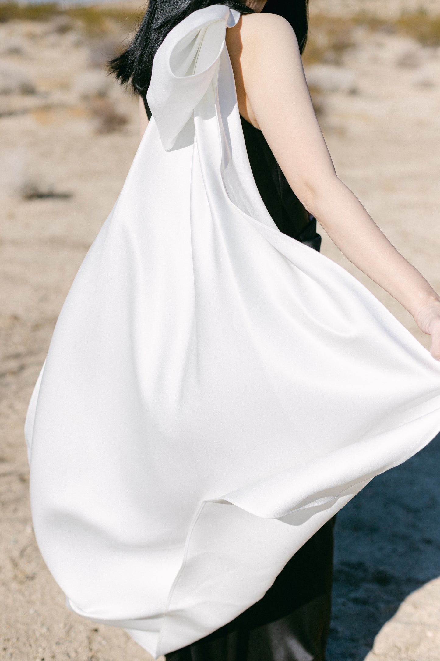 Evening | Studio Vian - Black and White Cape