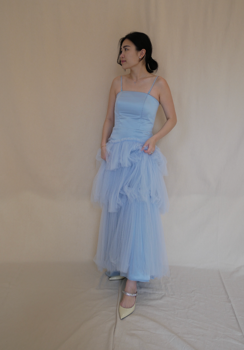 Bridesmaid | Tulle B - Elie Saab Blue