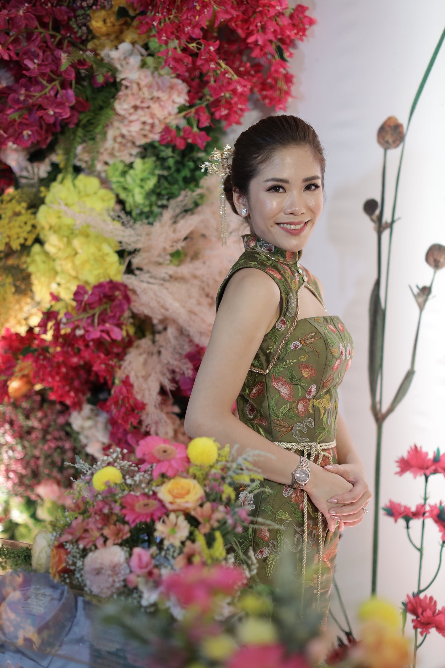 Cheongsam | Dicky Gozaly - Light Green Cheongsam