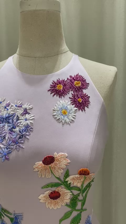 Custom | Mier - Lilac Como Dress