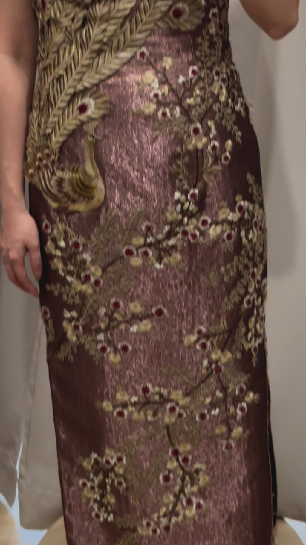 Cheongsam | Stella Lunardy - Glimmer Pink Peacock